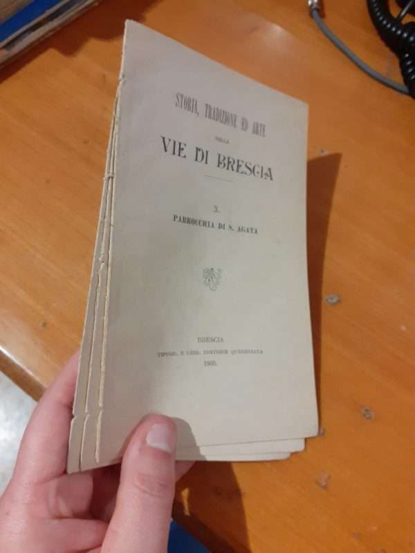 Storia tradizione ed arte nelle vie di Brescia. X Parrocchia di S. Agata - immagine 3