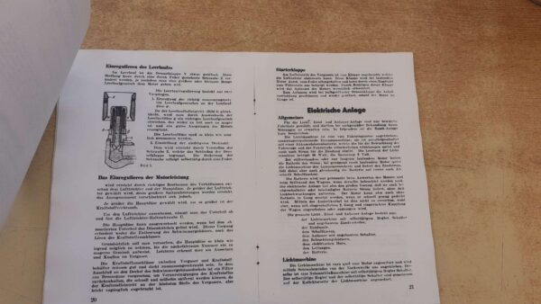 Manuale - Handbuch fur den 0,75 ltr 15 ps BMW Kraftwagen - immagine 5